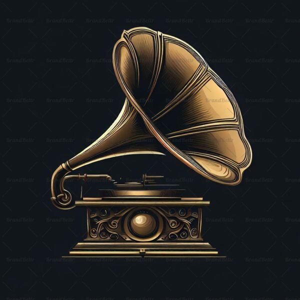 Antiker Grammophon